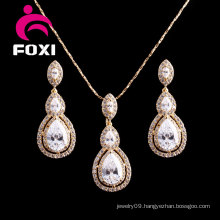 Promotion Price Fashion Jewelry Silver and Gold Jewelry Set
